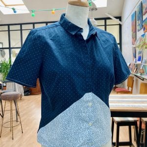 Chemise à pois