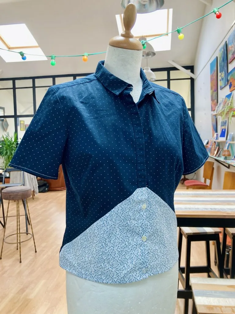 Chemise à pois